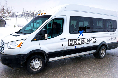 Enjoy a free shared shuttle van ticket from Home James Transporatation on your Winter Park vacation, available at Xplorie participating properties.