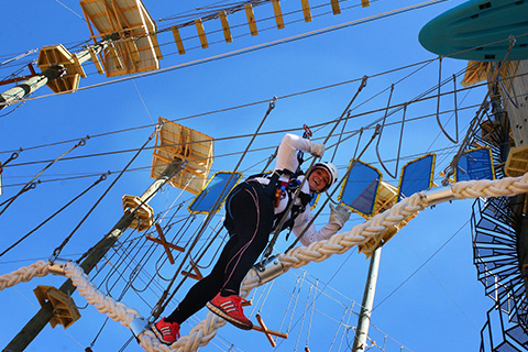 Enjoy a challenge course admission at Blue Ridge Adventure Park in Blue Ridge, Georgia, where guests staying at Xplorie participating properties can enjoy for free.