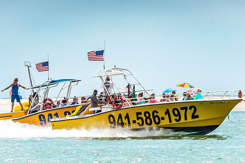 Cruisethe waterways on the Dolphin, Drinks & Sandbar tour with Siesta Key Watersports in Sarasota, Florida, which is available for free to guests staying at Xplorie participating properties.