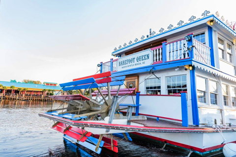 Enjoy a Dinner Cruise aboard The Barefoot Queen in North Myrtle Beach, South Carolina, where Xplorie participating properties offer free admission.
