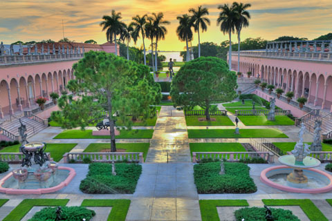 Explore works of art at The Ringling in Sarasota, Florida, which is available for free to guests staying at Xplorie participating properties.