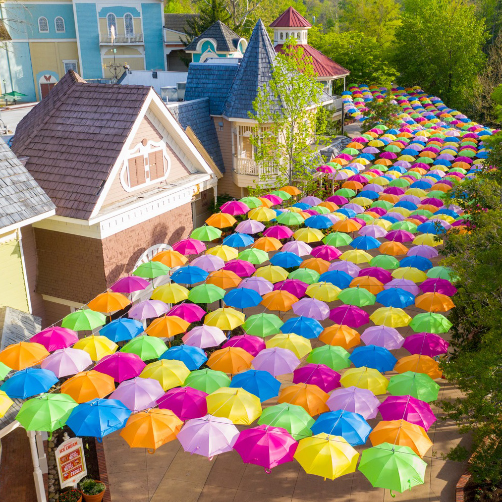 Flower-Festival-Umbrellas