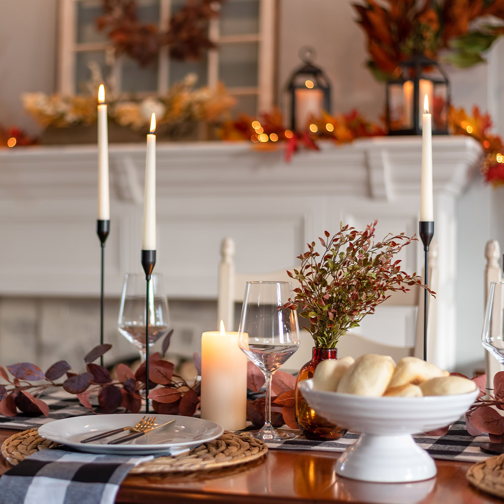 Thanksgiving Table in a Vacation Home