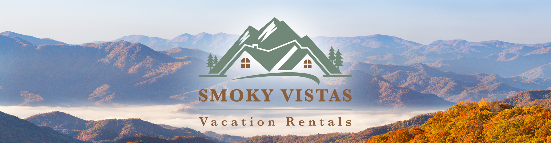 Smoky Vistas Vacation Rentals Banner